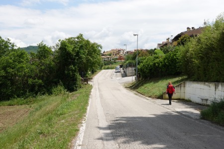 In cammino
verso Offagna