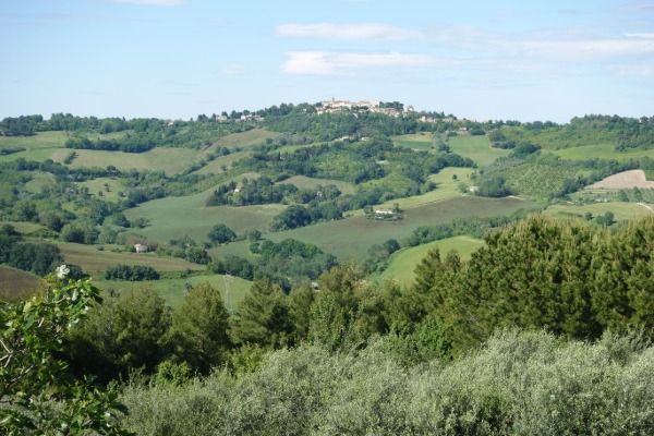 Panorama da Offagna
verso Montesicuro