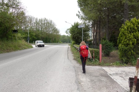 In cammino
lungo la Direttissima del Conero