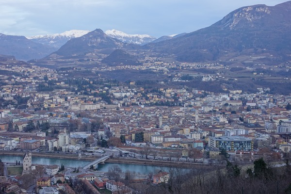 Panorana su Trento
dal sentiero per Ca' dei Gai