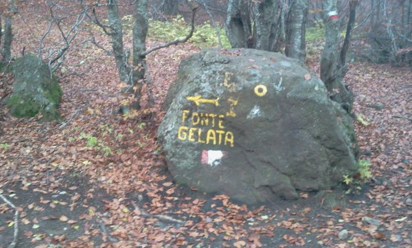 Fonte gelata
e bivio