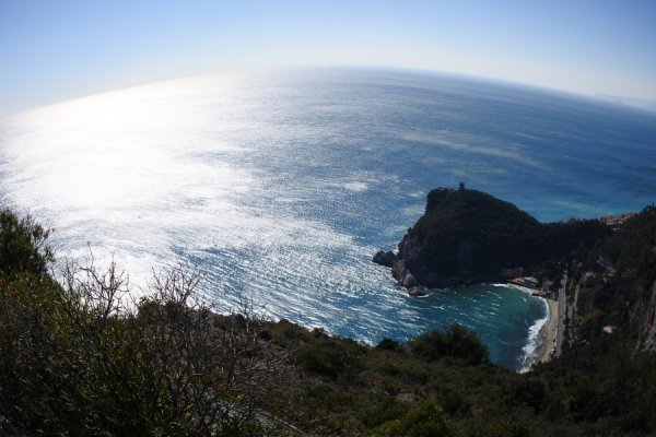 Punto panoramico
con vista su Varigotti