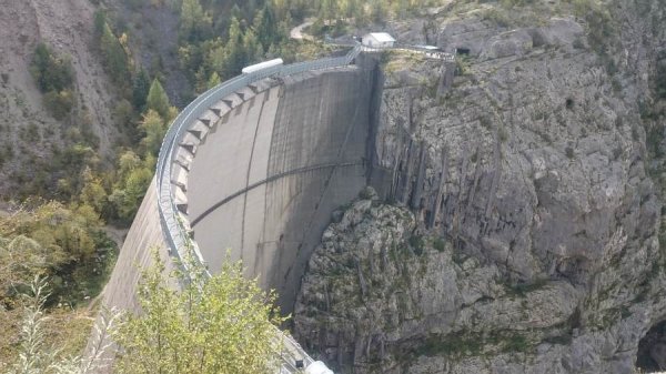 Punto panoramico
sopra la diga