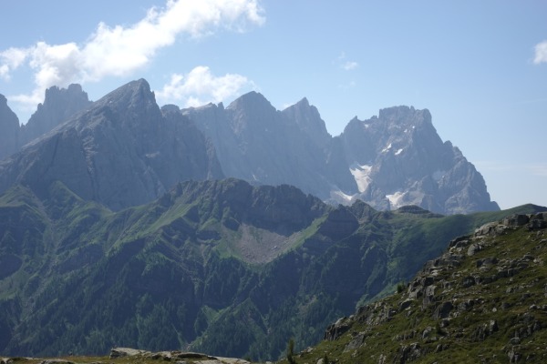 Pale di San Martino
dal Monte Mulaz al Cimon della Pala