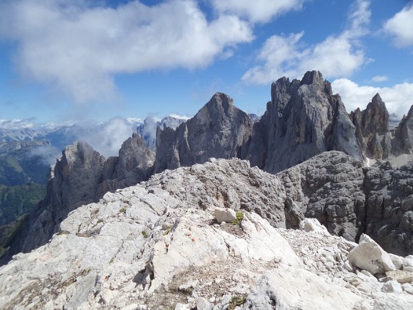 Panorama dalla vetta Gruppo del Focobon