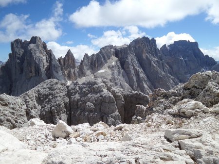 Panorama dalla vetta Pale di San Martino