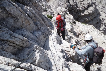 Ferrata Lipella
attacco