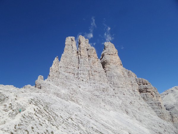 Torri del Vajolet viste dal Rifugio Re Alberto