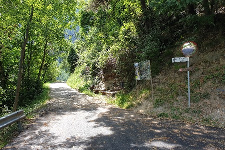 Bivio
per le cascate