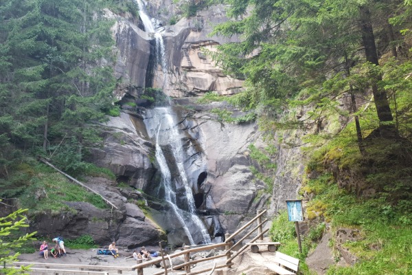 La cascata superiore
