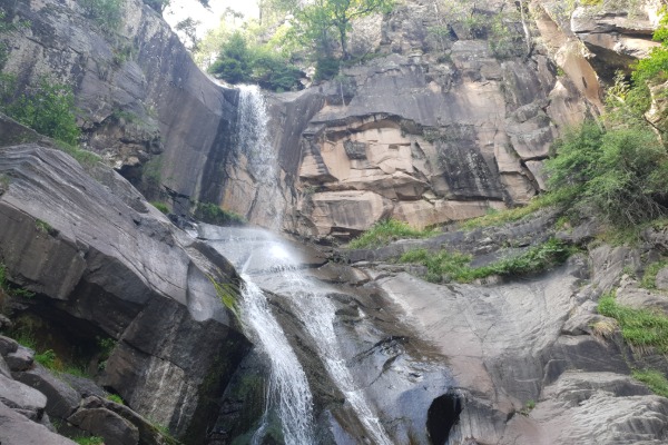 La cascata superiore
