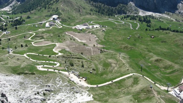 Passo Gardena
visto dalla ferrata