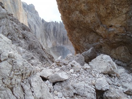 Forcella
prima del bivacco