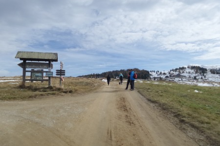 Bivio dritti
o sx per Rastnerhütte