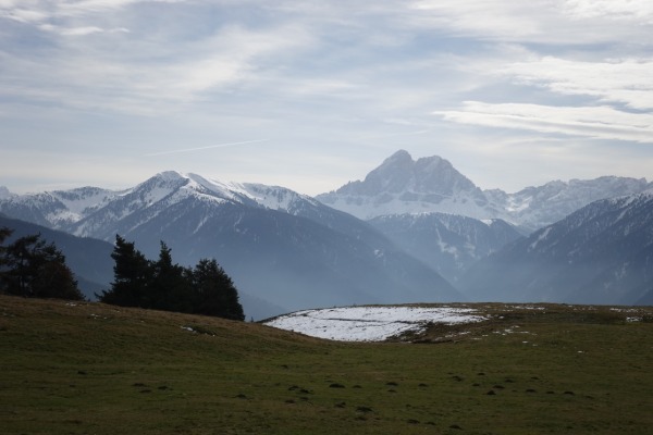 Panorama
verso Peitlerkofel / Sass de Putia