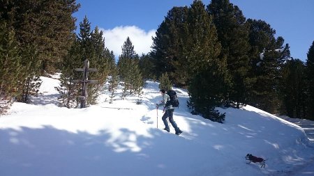 bivio nei pressi della croce