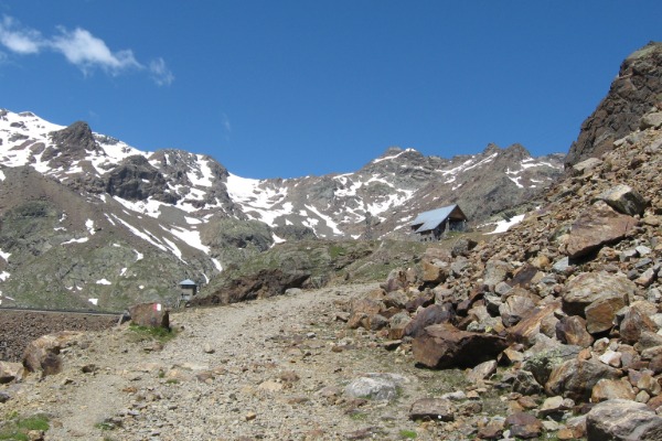 In vista del rifugio
