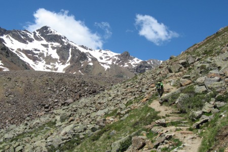 Sentiero verso il rifugio
