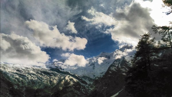 panorama da Saas Fee
