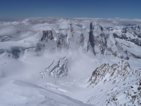 Nord del Ltskamm dalla cima