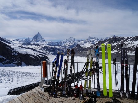 Monte Rosa Hütte
vista dalla terrazza