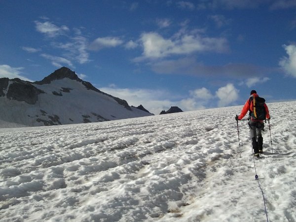 Vedretta della Lobbia e crozzon del Lares