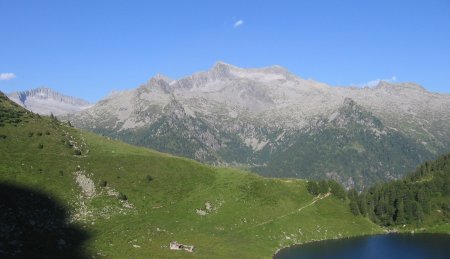 Discesa dal lago
