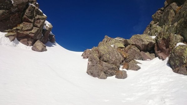 Passo
all'uscita del canalino