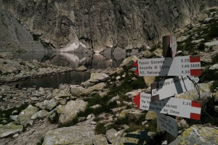 Bivio 
presso Lago di Cima d'Asta