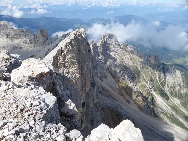 Panorama dal Cimon del Latemarverso lo Schenon