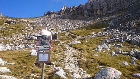 Bivio
per il rifugio Torre di Pisa