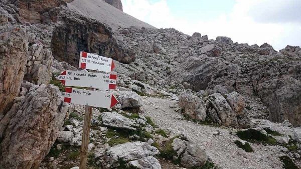 Segnavia
per attacco ferrata