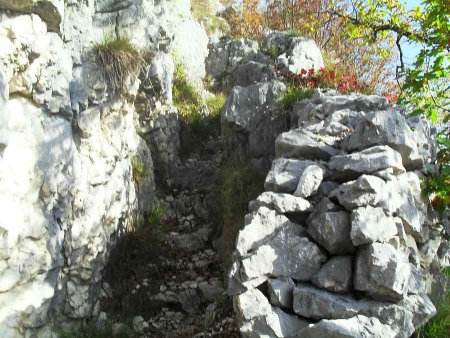 camminamenti di Cima Rocca