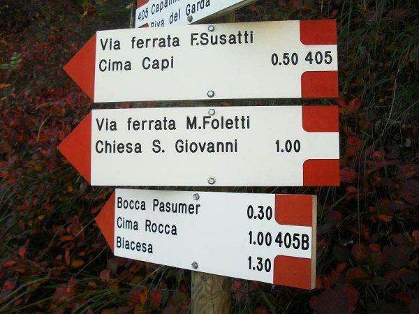 Bivio
per Riva del Garda