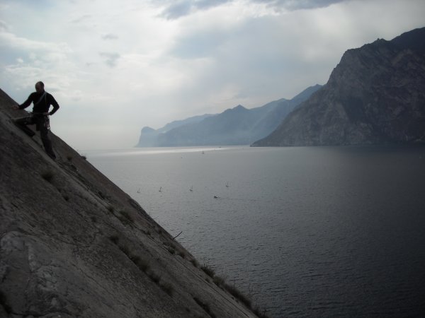 Vista
dalla seconda sosta