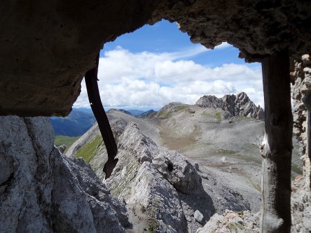 Panorama dall'interno del Castello di Costabella