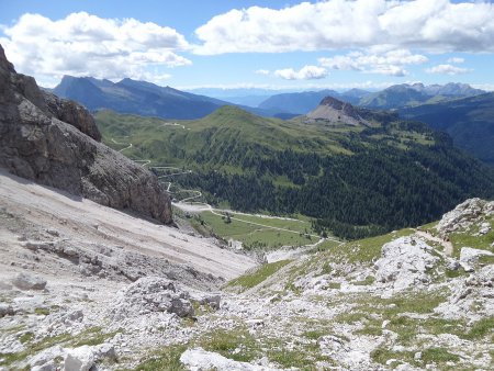 Panorama con Val Venegia, Castellazzo e Catena del Lagorai