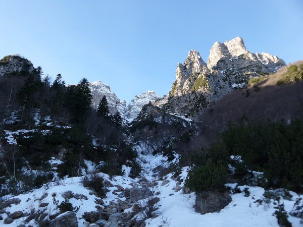 Imbocco
del Vajo dei Colori