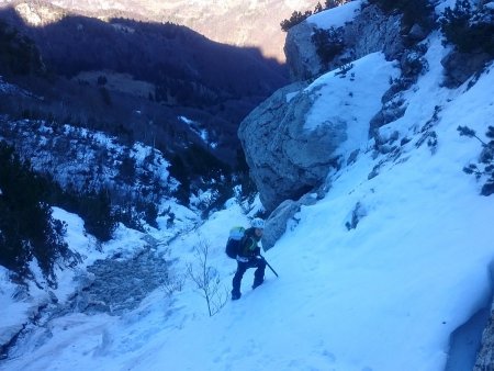 Discesa
per il Vallon di Pissavacca