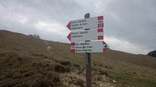 Bivio
per il Corno della Paura