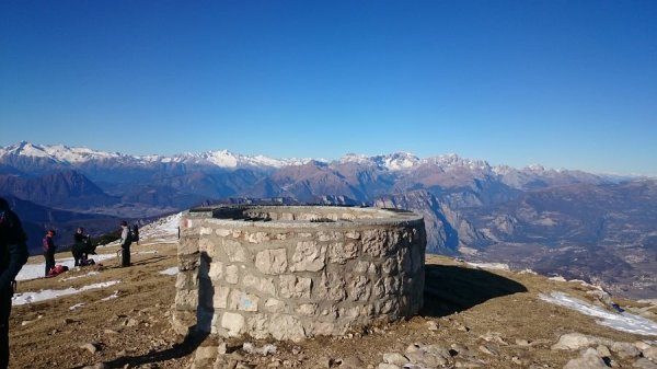 Punto di osservazione
presso la cima