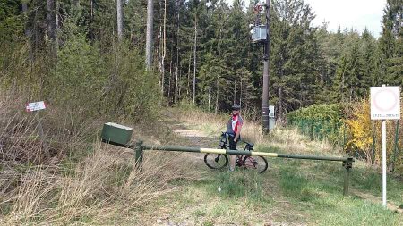 Deviazione su sterrato direzione per biotopo Le Grave