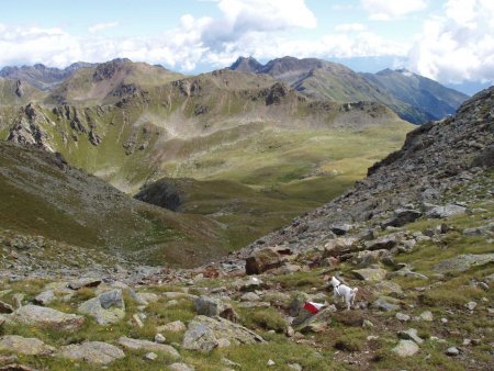 inizio della discesa in Valle di Monte Chiesa