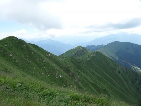 Le creste
da Cima Parì verso Monte Oro