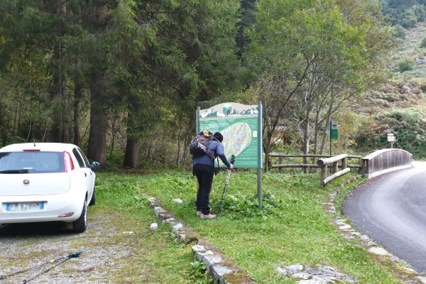 Punto di partenza
parcheggio in località Ponte Piantone