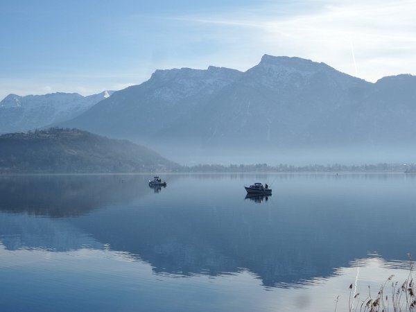 Vista con pescatoriverso il Piz di Levico