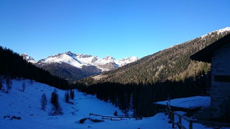 panorama verso nord-ovest cima delle Buse, Montalon, cima Stellune, cima Lagorai