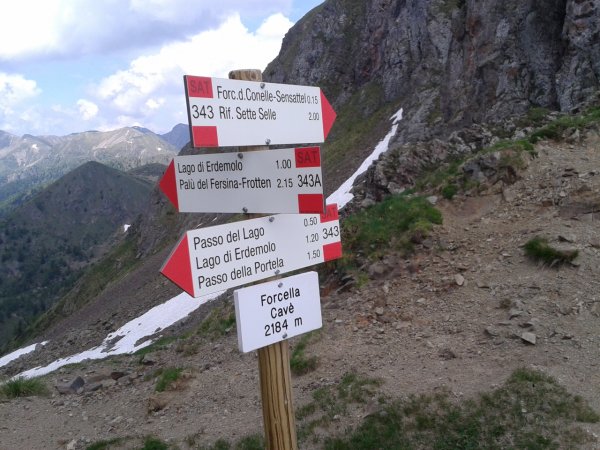 Bivio 343-343a
Forcella Cavè