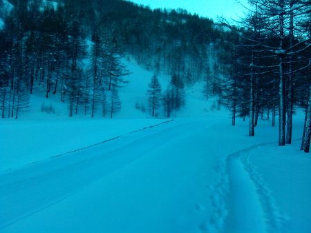 percorso scialp a fianco